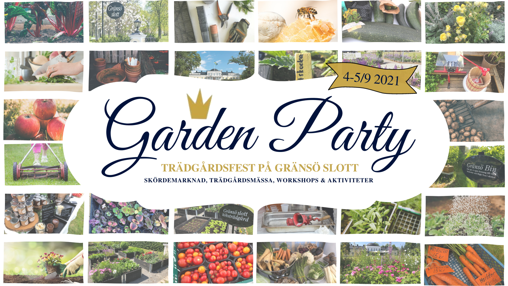 GardenParty — Trädgårdsfest på Gränsö slott